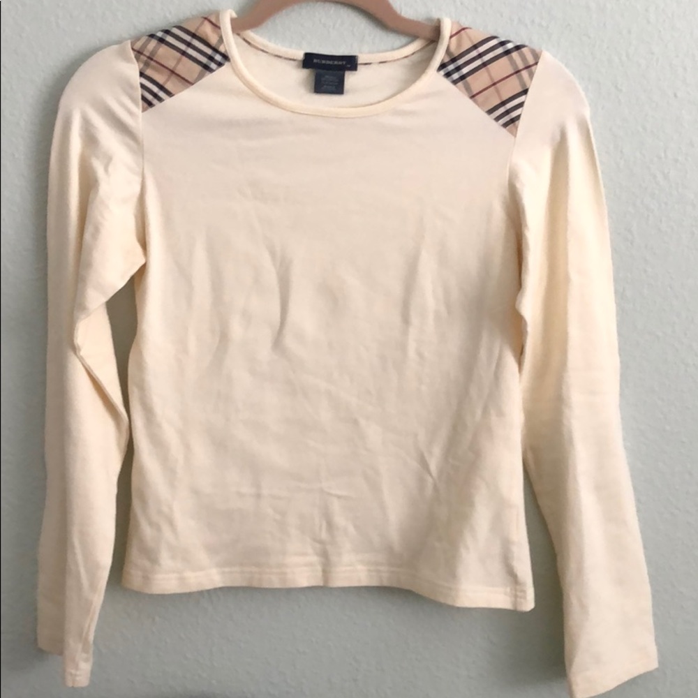 Girls Burberry Long Sleeve Shirt